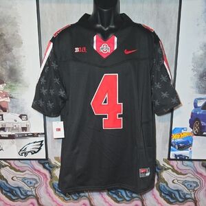 XL Ohio State Buckeyes #4 Smith Black Alternate Jersey